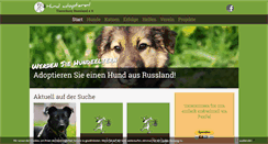 Desktop Screenshot of hund-adoptieren.de